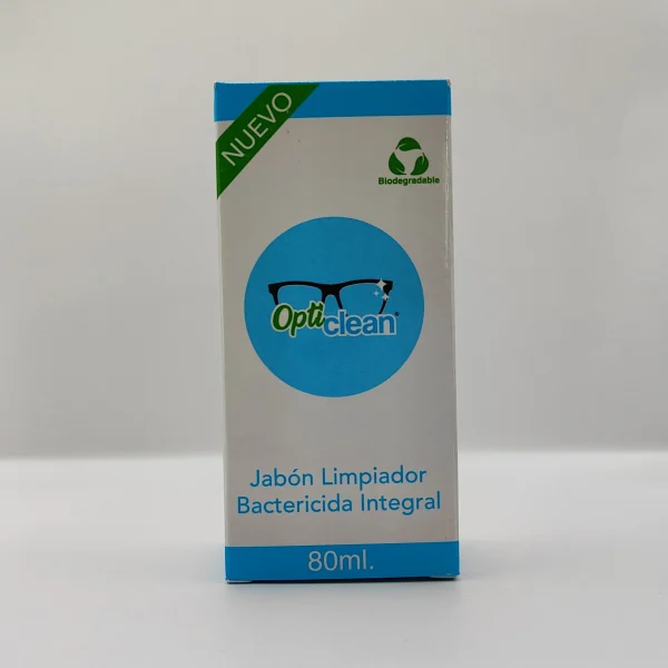 OptiClean Jabón Limpiador Bactericida Integral (80 ml) - Imagen 2
